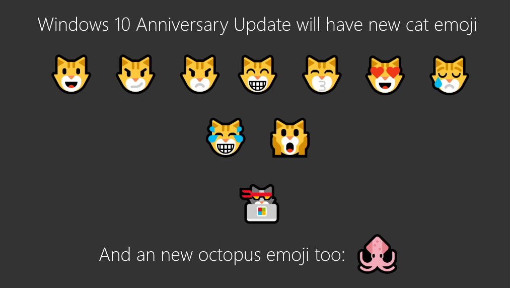 Yes, better emoji is coming to Windows 10