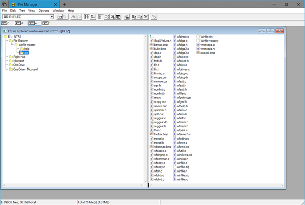 Try out the open-sourced Windows 3.1 File Manager
